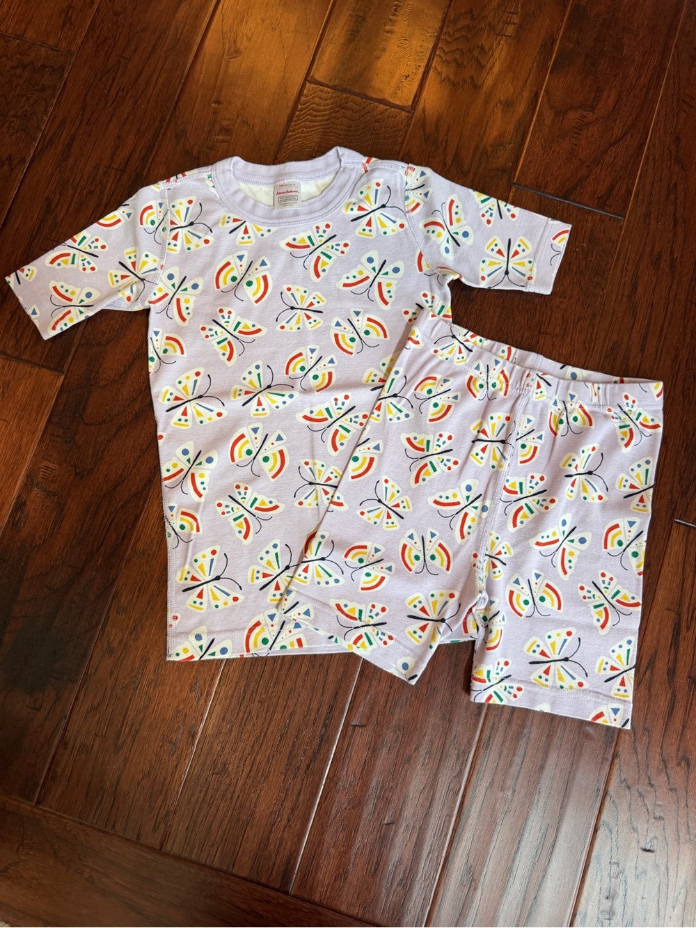 Hanna Andersson Lavender Butterfly Pajama Set